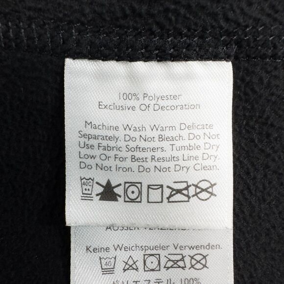 Eddie Bauer First Ascent Full Zip Lightweight Fleece Jacket Womens Medium Black - Picture 14 of 16